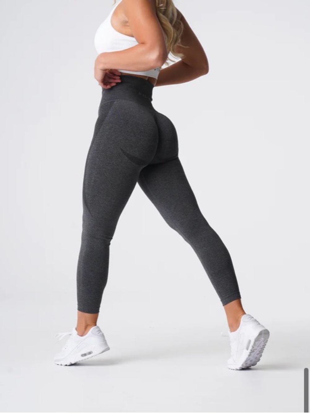 NVGTN Black Speckled Contour Seamless Leggings